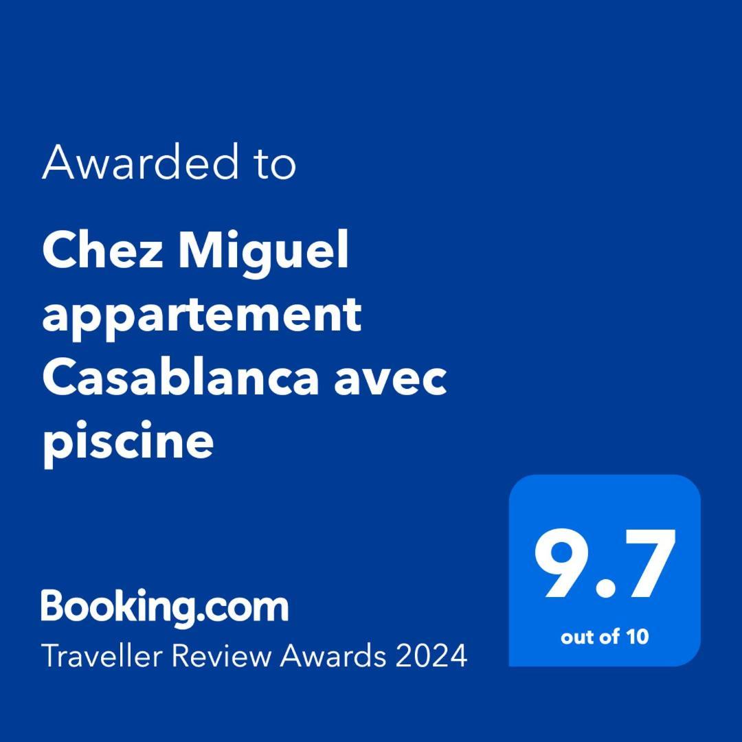 Chez Miguel Appartement Casablanca Avec Piscine Exterior foto